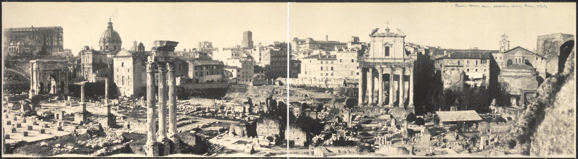 Roman Forum from Palatine Hill LCCN2007663213.tif