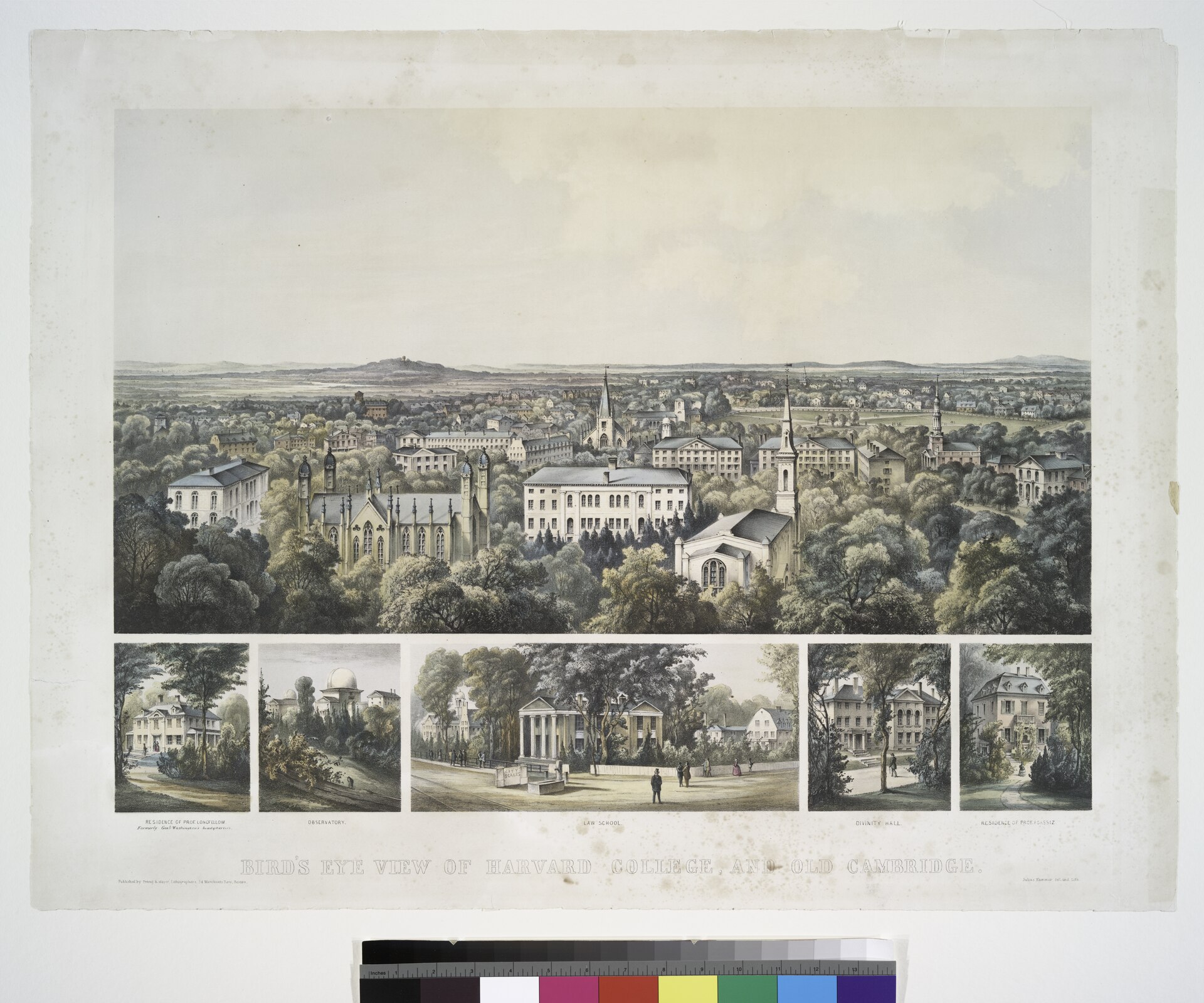 Bird's eye view of Harvard College, and Old Cambridge (NYPL Hades-118968-55119).tif